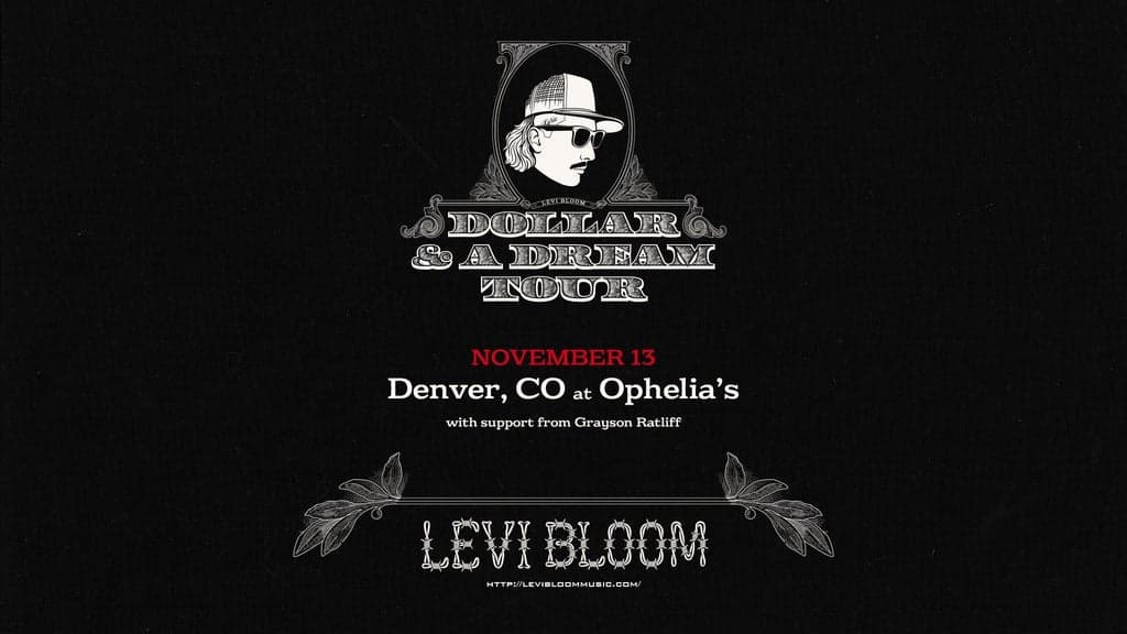 Levi Bloom tickets at Open Chord Music, Knoxville