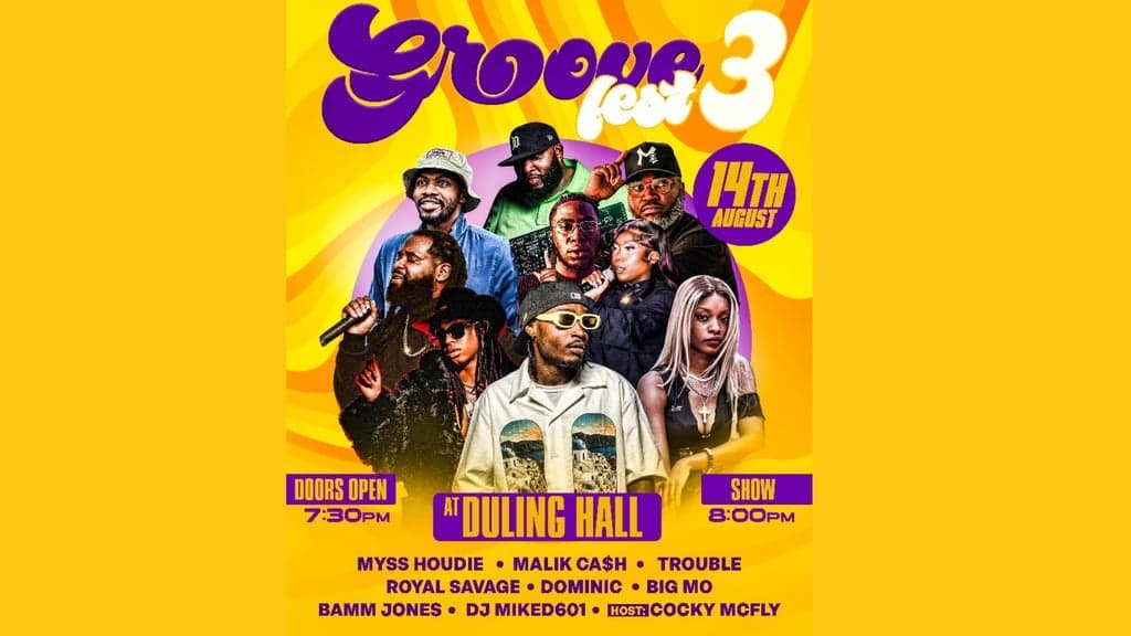 GrooveFest 2026 tickets at Duling Hall, Jackson