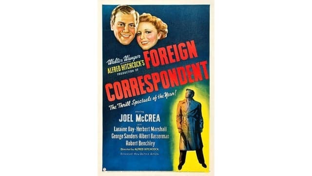 Foreign Correspondent - Film tickets at The Milford Theater, Milford