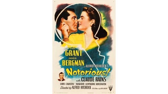 Notorious - 1946 Film tickets at Tybee Post Theater, Tybee Island