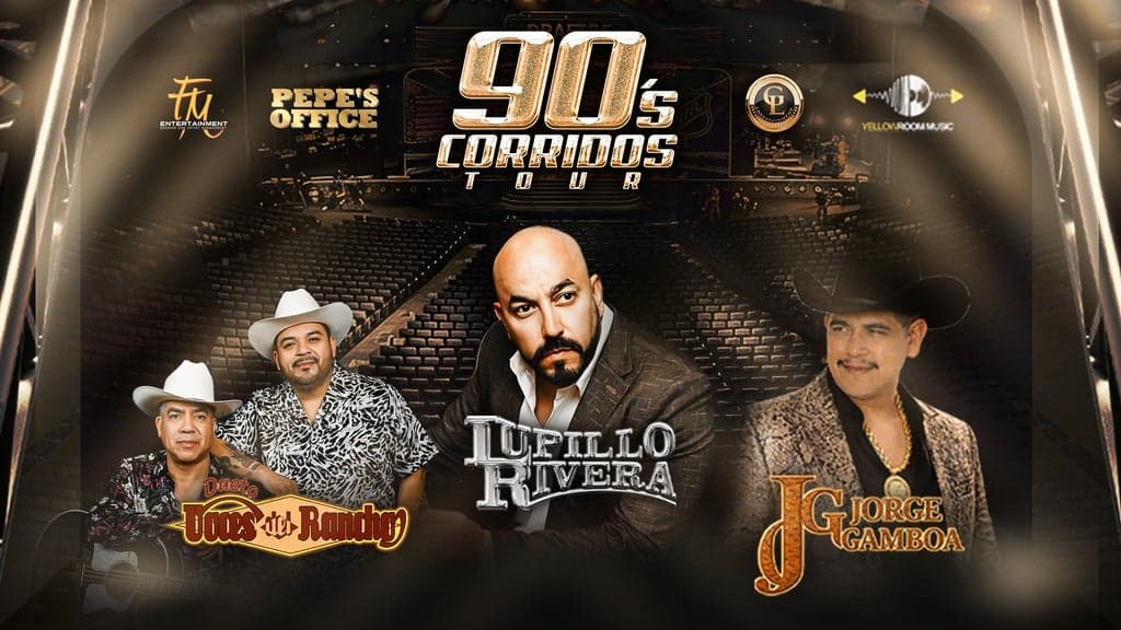90s Corridos Tour tickets at San Jose Civic, San Jose