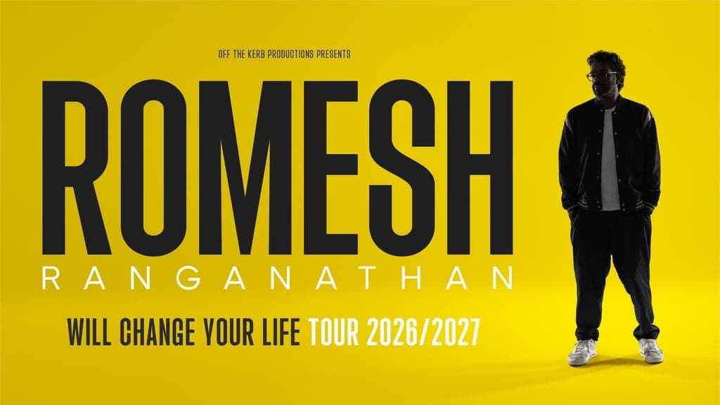 Romesh Ranganathan tickets at 3Olympia Theatre, Dublin