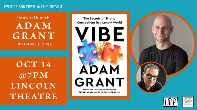 Adam Grant tickets at Lincoln Theatre - DC, Washington