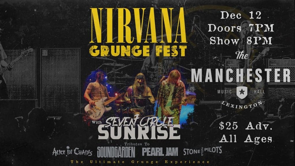 Nirvana Grunge Night tickets at Jergel's Rhythm Grille, Warrendale